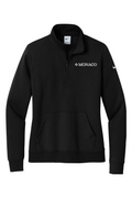 Nike Ladies Club Fleece Sleeve Swoosh 1/2-Zip